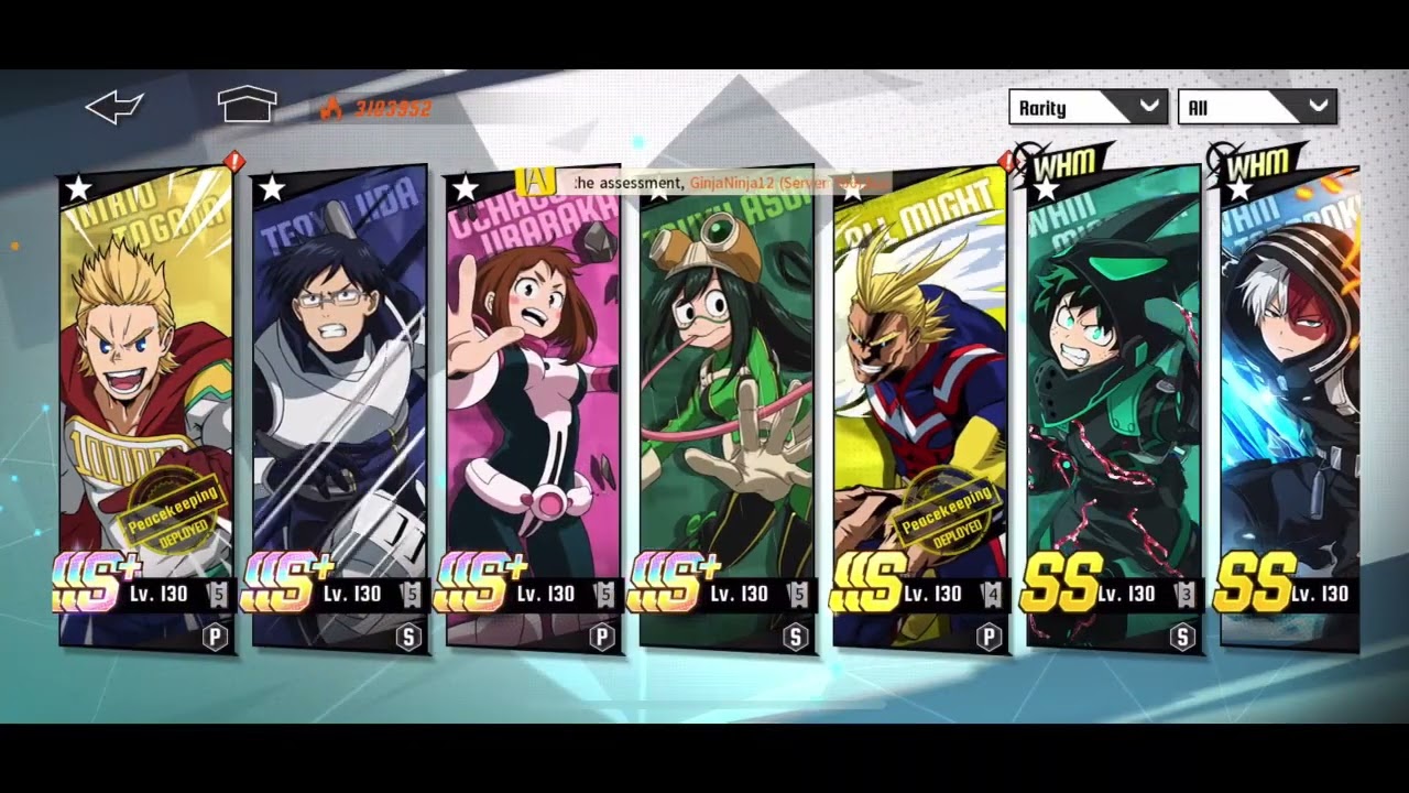 MHA TSH: Card summons and fusing 400 cards down into 6 stars!