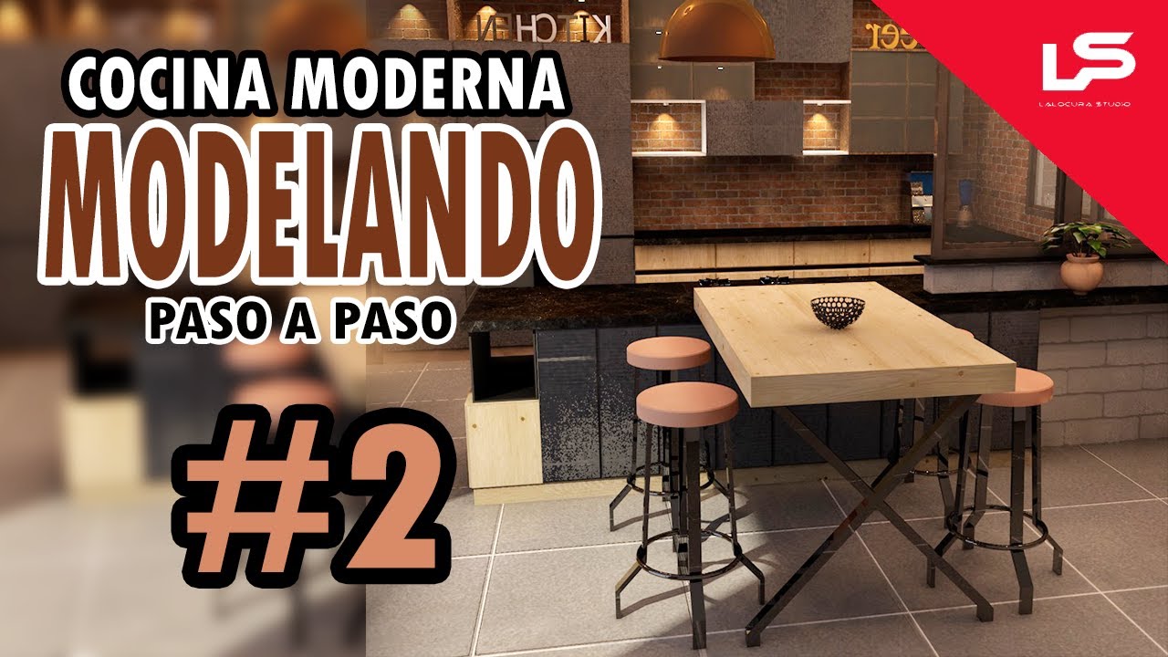 MODELANDO COCINA MODERNA PASO A PASO | PARTE #2 | ARCHICAD 23
