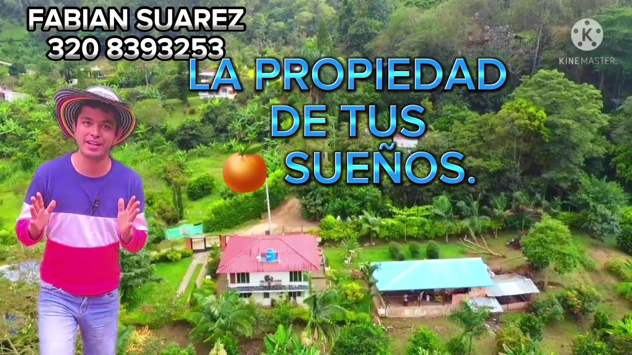 HERMOSA🍋 PROPIEDAD CAMPESTRE EN🇨🇴 FUSAGASUGA 1 FANEGADA🍊🍊
