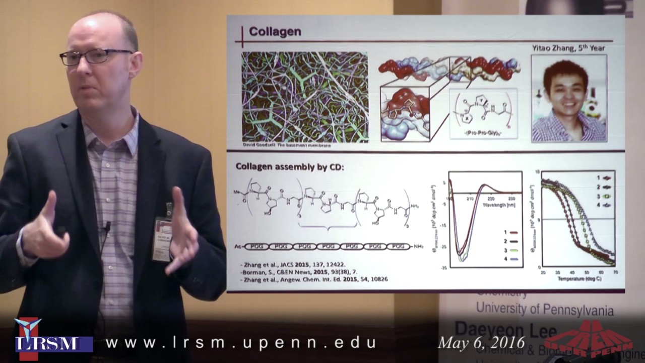 David M. Chenoweth &ldquo;Collagen: The Most Abundant Protein in Animals and an Amazing Biomaterial&rdquo;