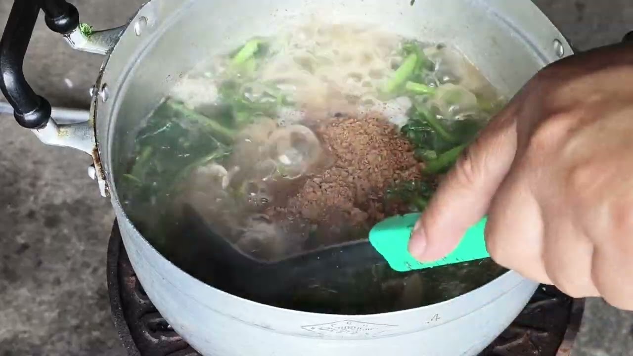 อาหารบ้านๆพื้นเมือง ผักกาดจอ.แซ่บๆคับ