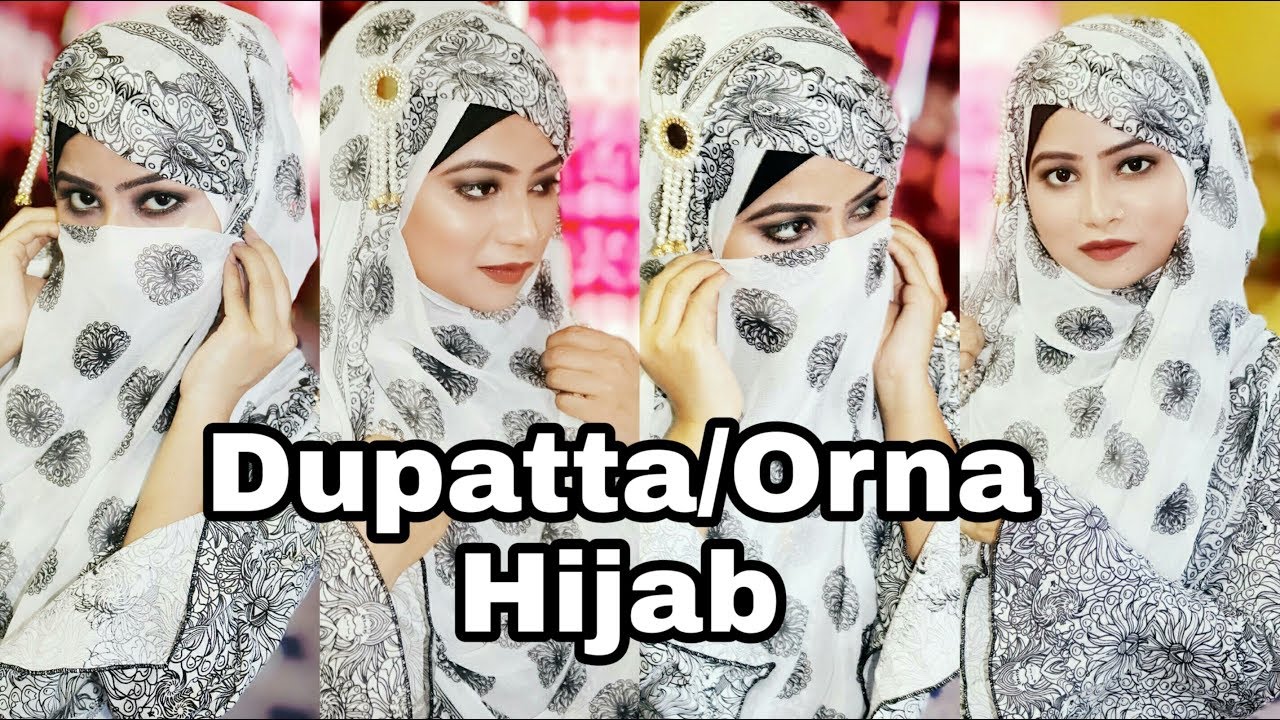 Using Dupata/Orna Hijab+Niqab Style II Chest back coverage 💗 AFSANA QUEENI