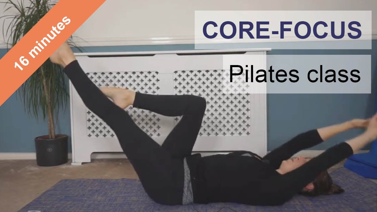 Занятие пилатесом, направленное на укрепление мышц кора | 16 минут | Pilates Live