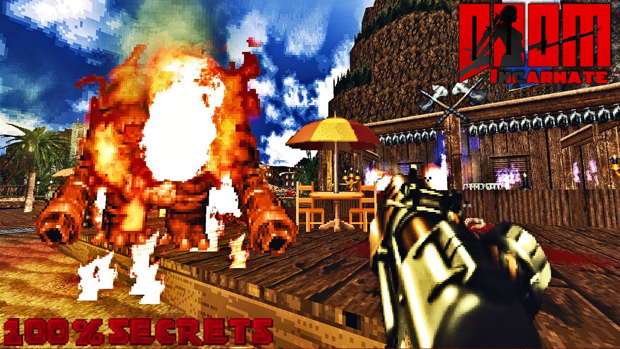 DOOM INCARNATE 3.1 - Welcome To The Beach BJ Blazkowicz! [100% SECRETS]