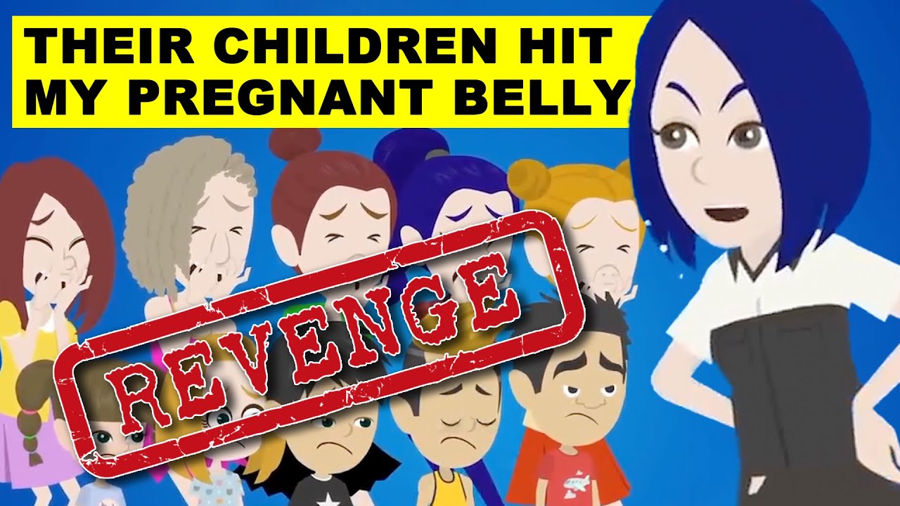 [Animated Film] “She’s a giant! Get her!” I yelled at some kids who attacked my baby in my belly...