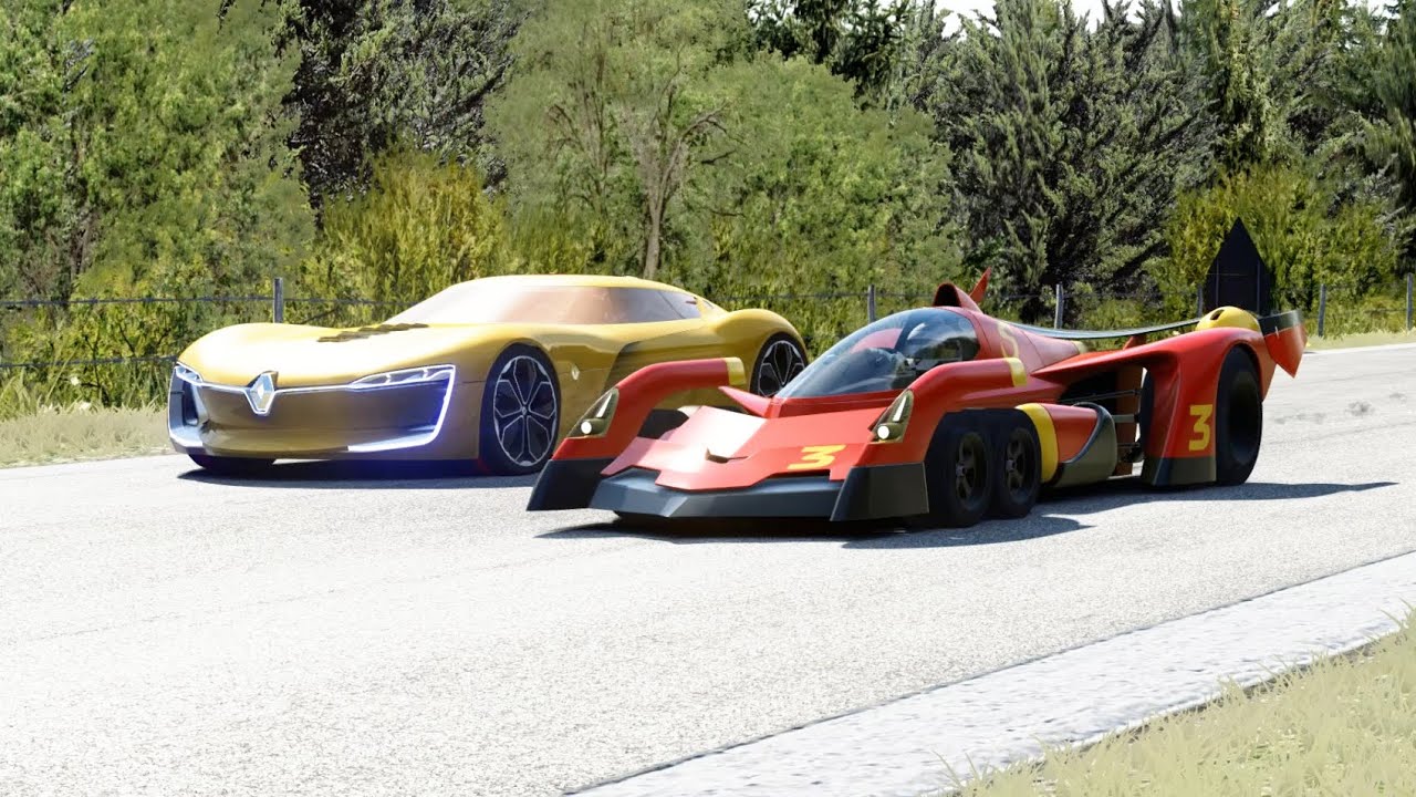 Asurada AKF-0/G Madman vs Concept Hypercars vs Superbike vs F1 Racing Cars at Old SPA