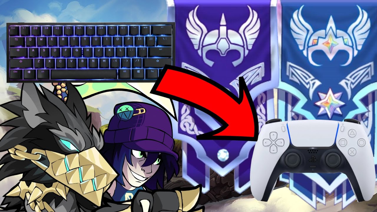 Игрок в Brawlhalla на ПК пробует рейтинговые матчи на консоли! | Рейтинговый геймплей Brawlhalla ...