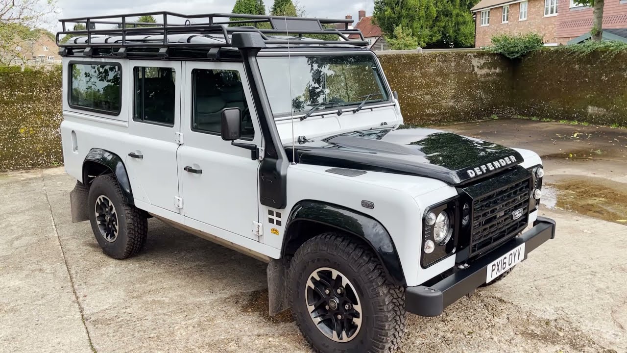 land rover defender 110 2 2TDCi adventure edition for sale walkaround + startup and idle