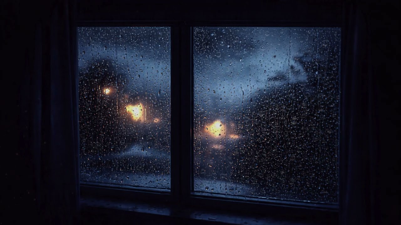 Night Rain by the Window 🌧️ | Calm Sleep Sounds for Deep Rest