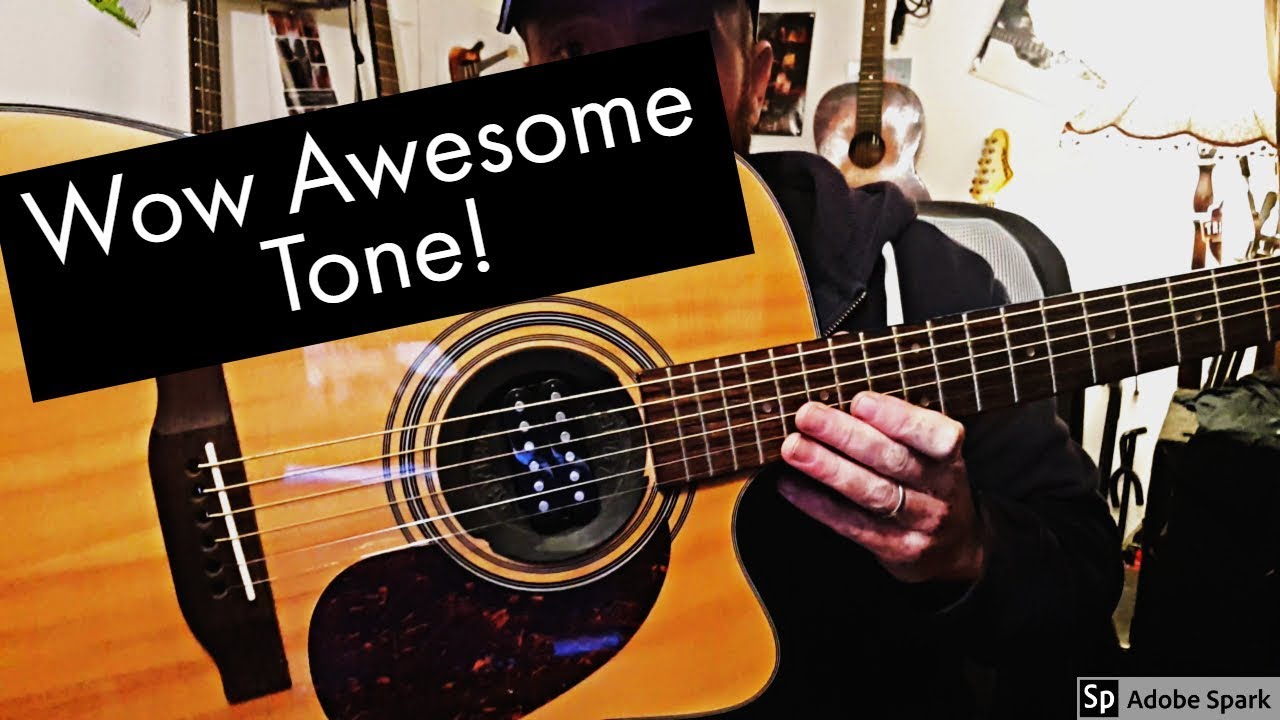 electric guitar pickup in an acoustic / dominican bachata / how to ground an acoustic guitar