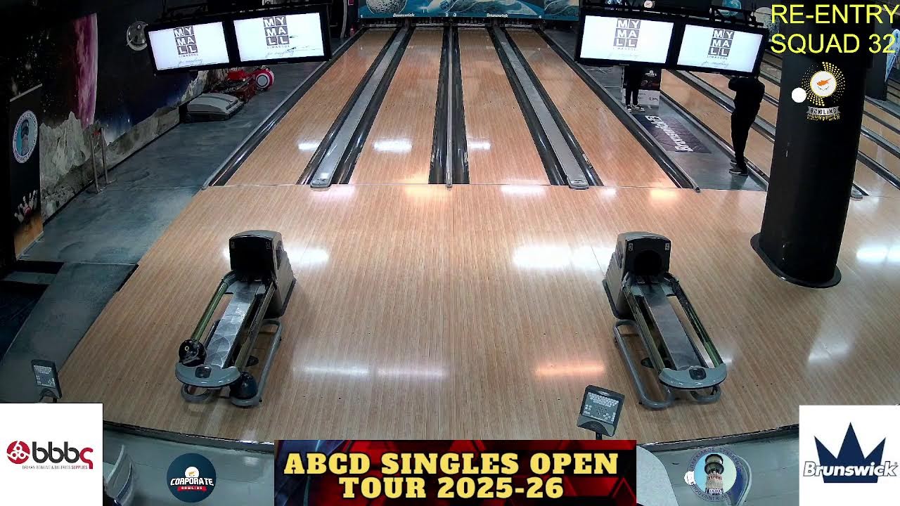 ABCD SINGLES OPEN 2025 - 2026 RE-ENTRY SQUAD 32 / LANES 1-4