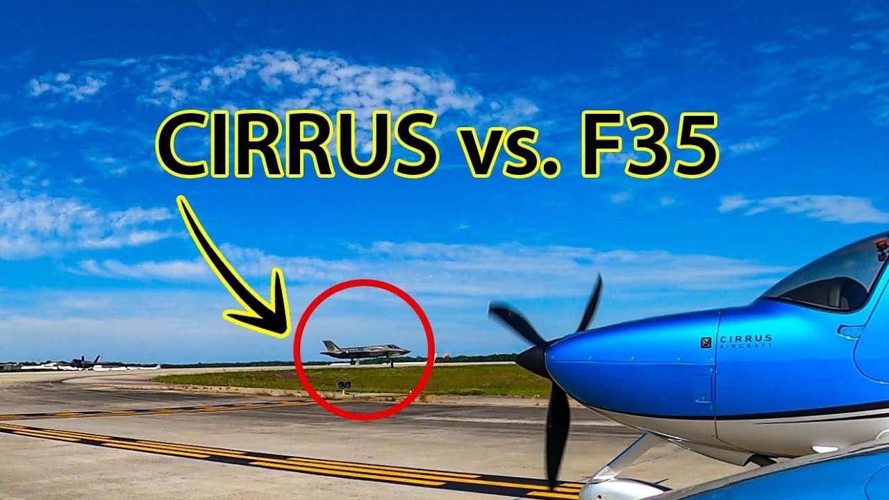 SR22 vs F35 and PGA Championship flyover