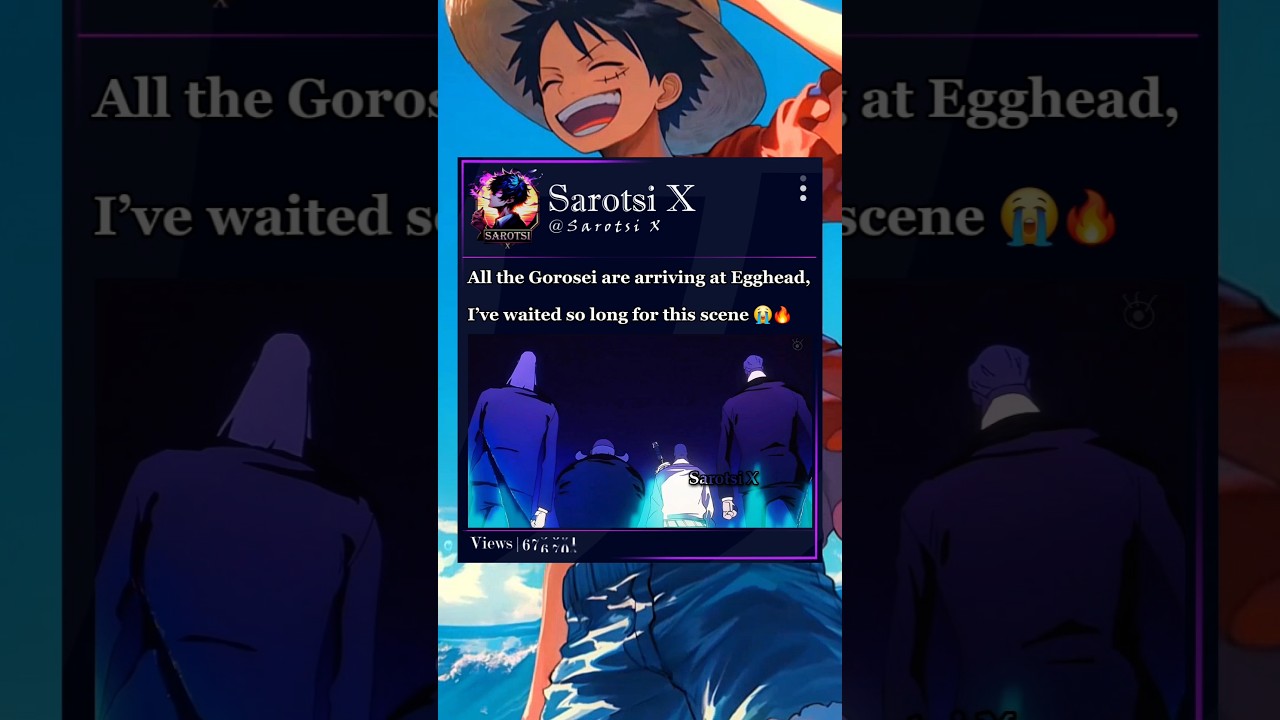 All the Gorosei are arriving at Egghead💀 #gorosei #luffy #egghead #onepiece