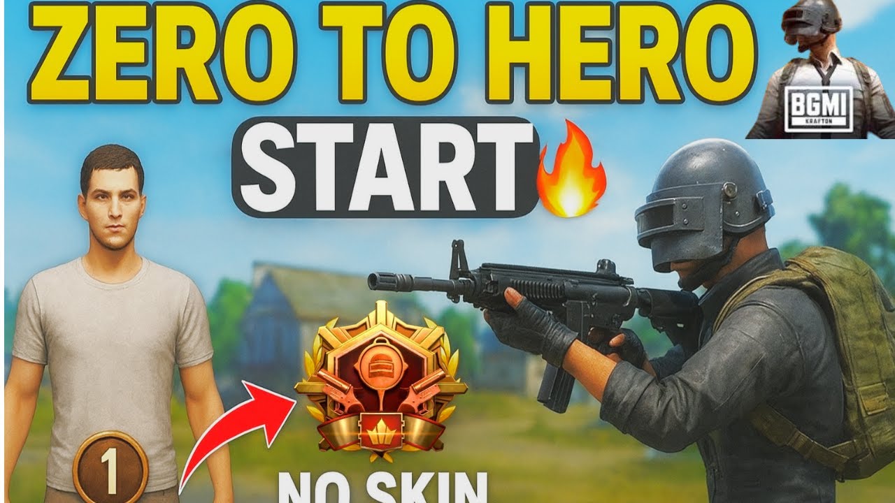 ZERO TO HERO |EPISODE 1|BGMI GAMEPLAY