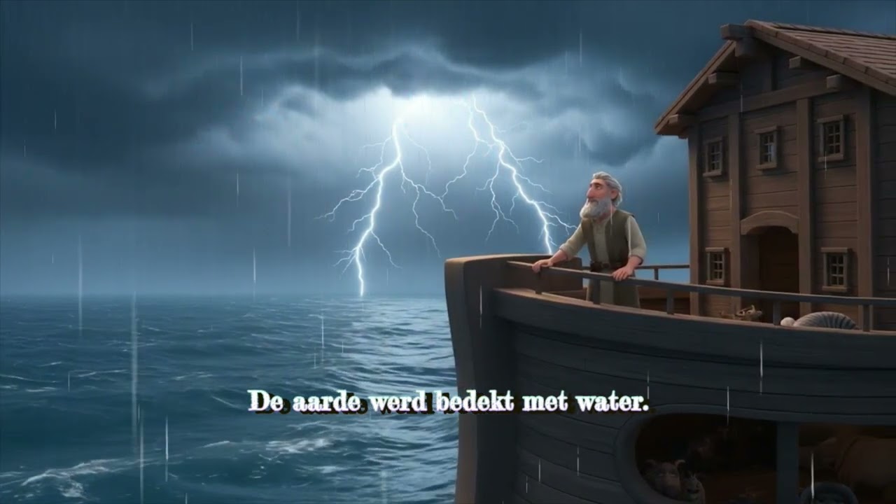 Het Verhaal van de Ark van Noach 🌈 | Bijbelverhaal voor Kinderen