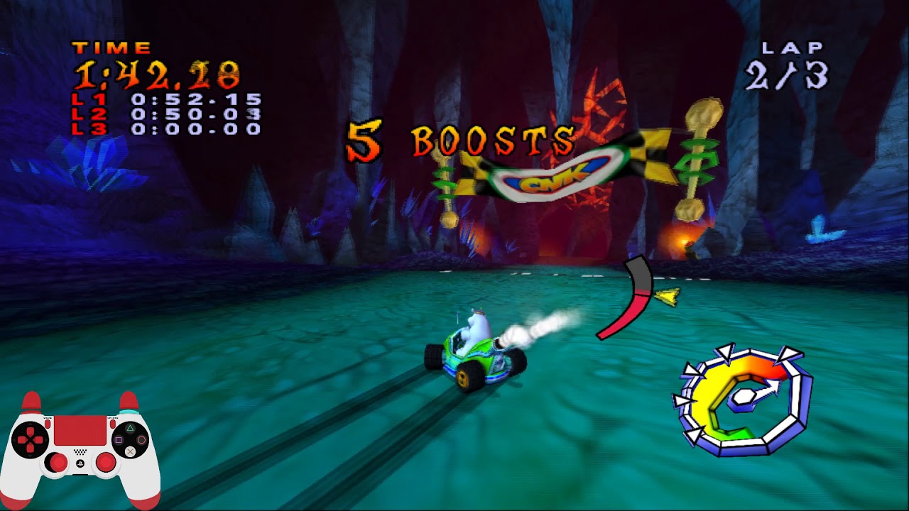 Crash Nitro Kart: Time Trial - deep sea driving