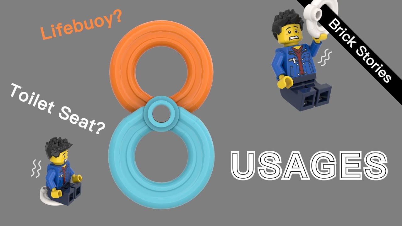 8 Usages of LEGO FLOTATION RING - Did You Know? [Brick Stories]