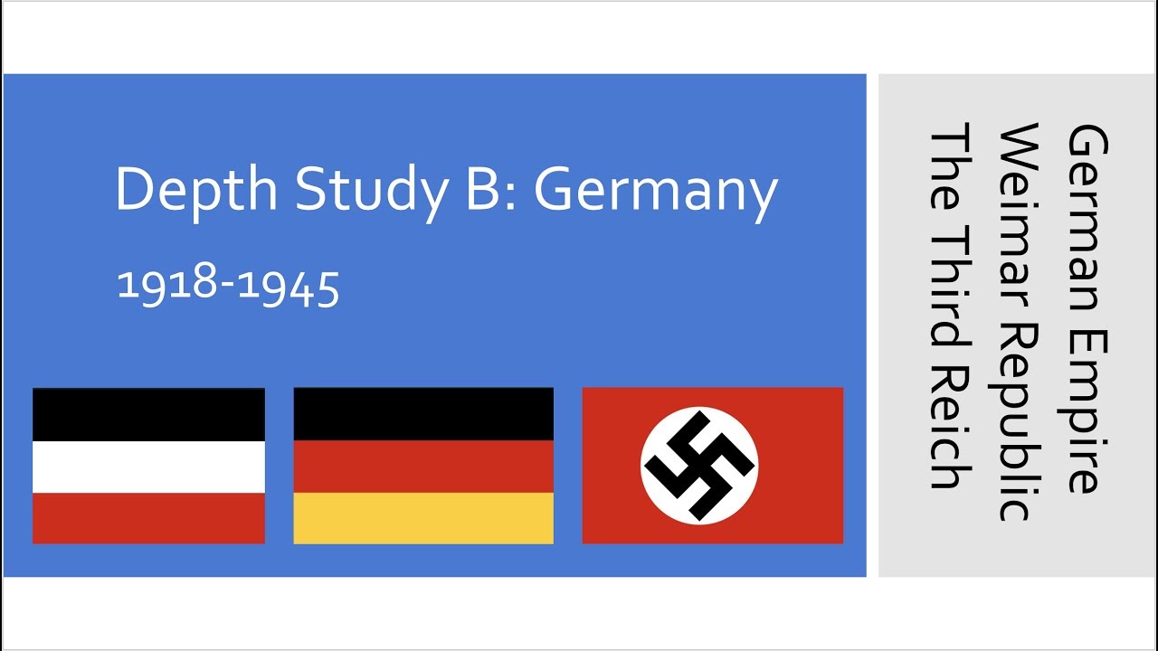 Depth Studies B: Germany, 1918-45 (Part 2 of 4)