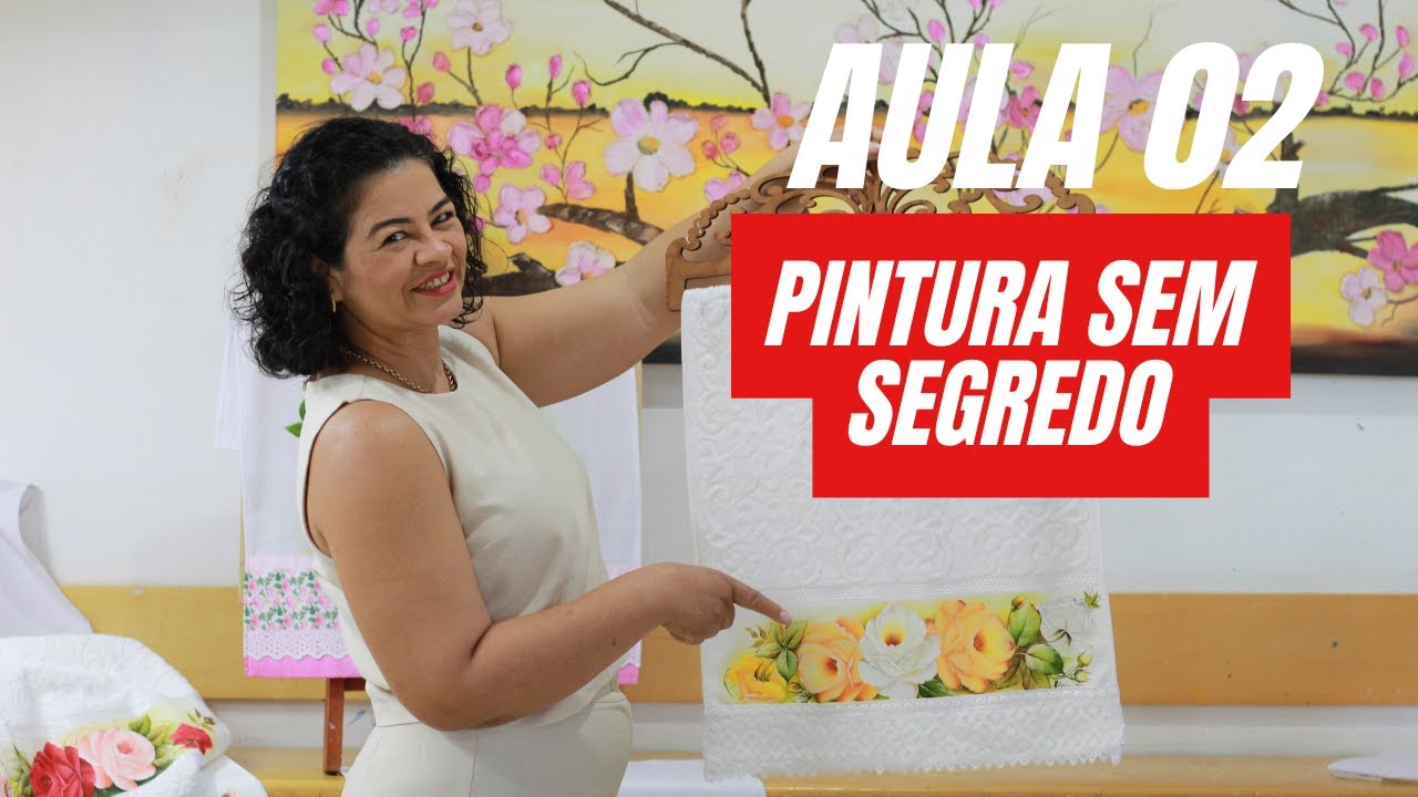 Semana Gratuita- Pintando toalhas sem segredos