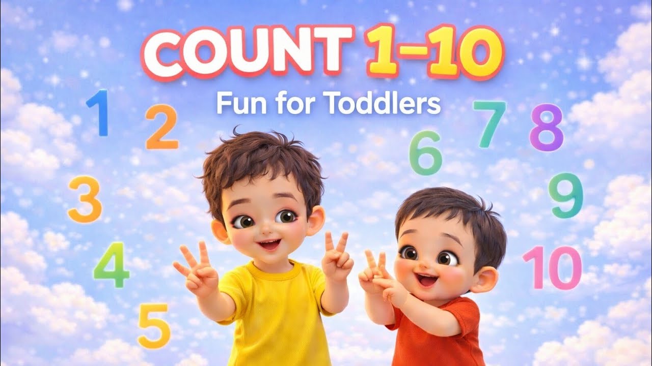 Counting 1 to 10 for Toddlers 👶 | Numbers Song | Learn Numbers 