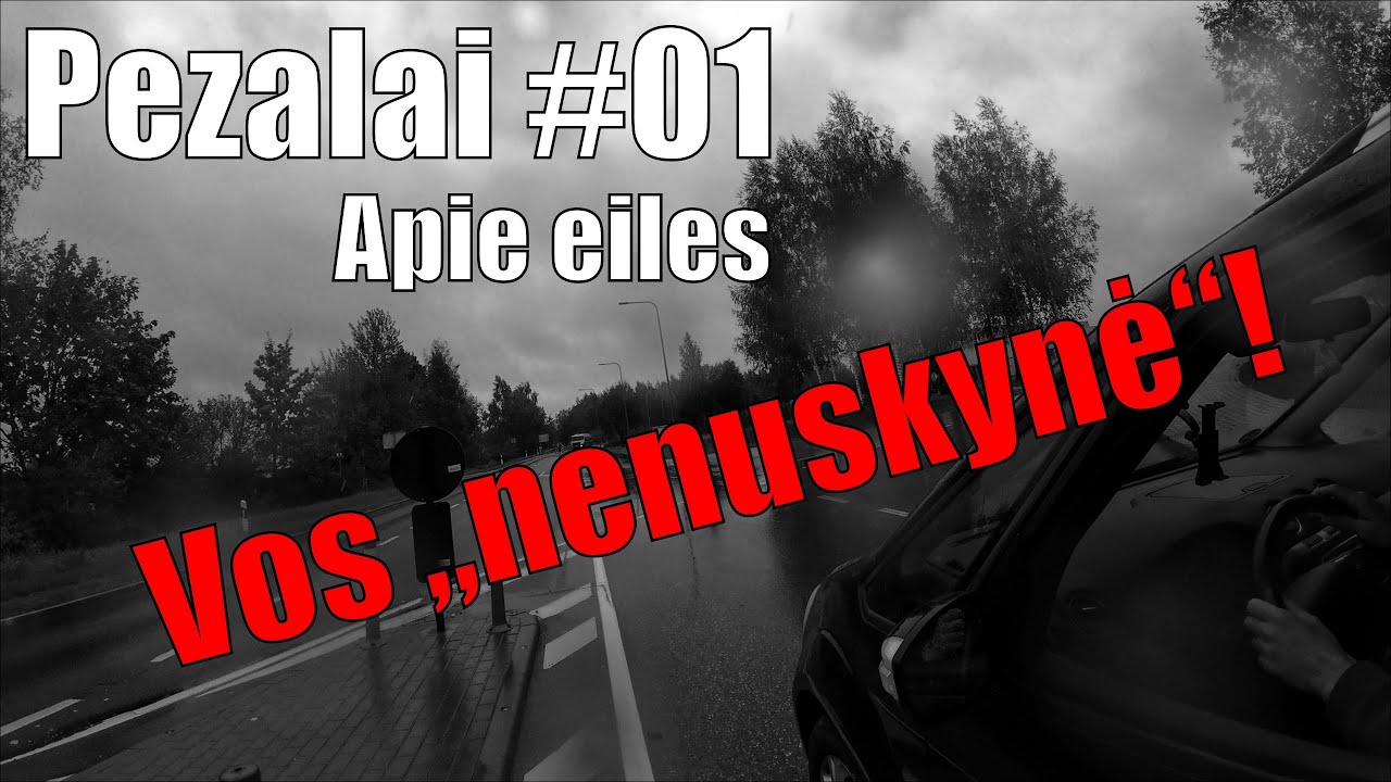 🚴💬 Pezalai #01.  Apie eiles. [4K]