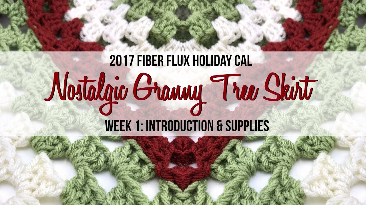 Праздничный CAL-семинар Fiber Flux 2017 года, неделя 1: знакомство с ностальгической юбкой и аксе...