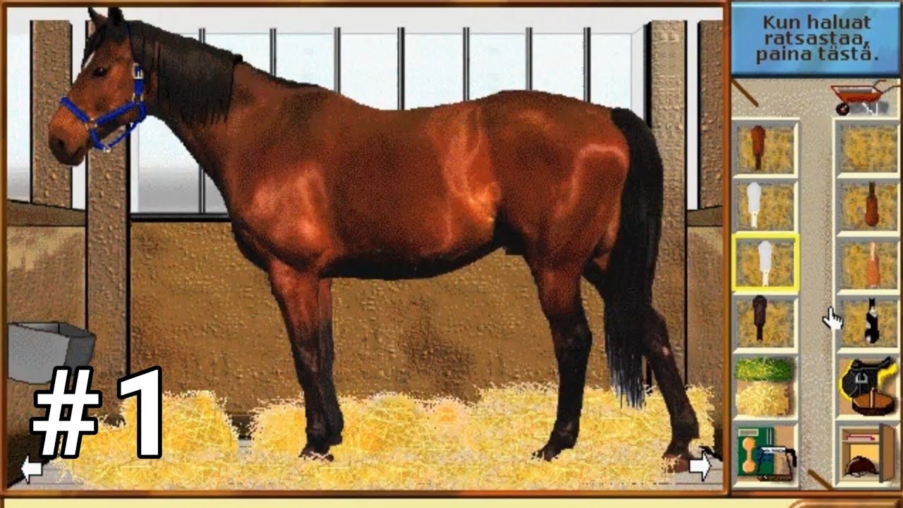 Unelmahevonen: Horse PC Game (Gameplay in Finnish) - Part 1