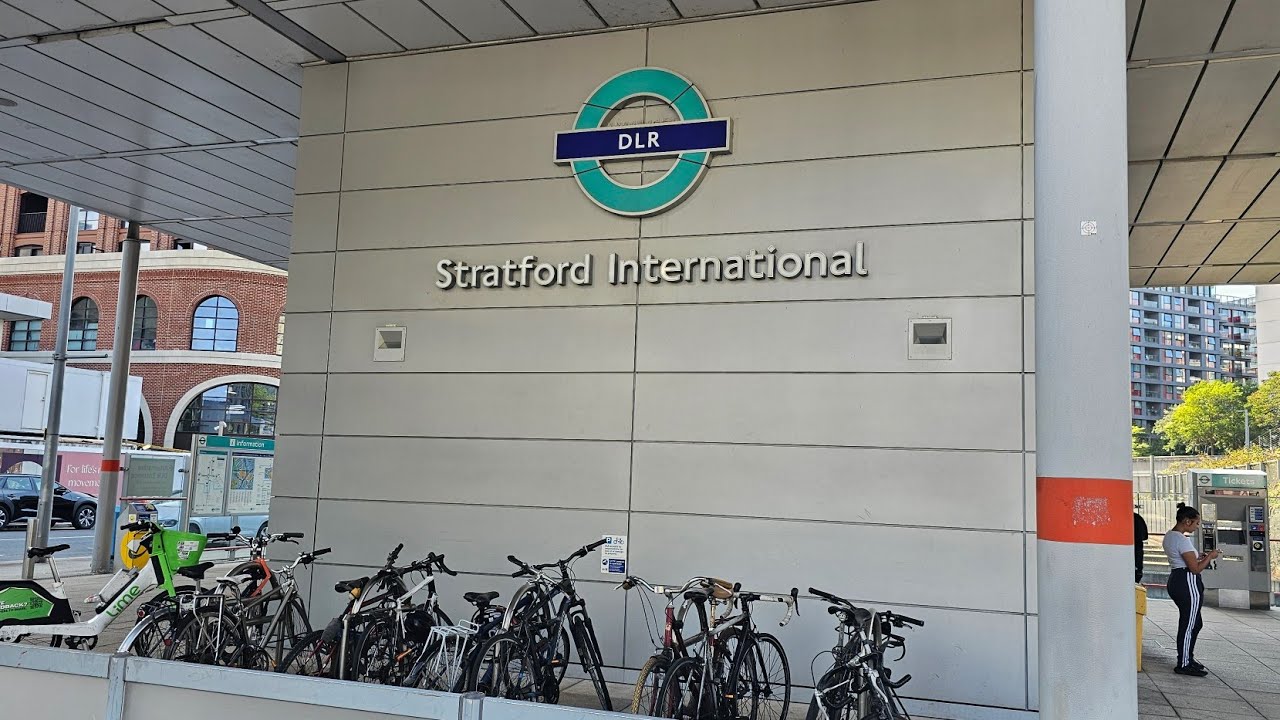DLR London: Stratford  to Woolwich Arsenal Scenic Train Ride