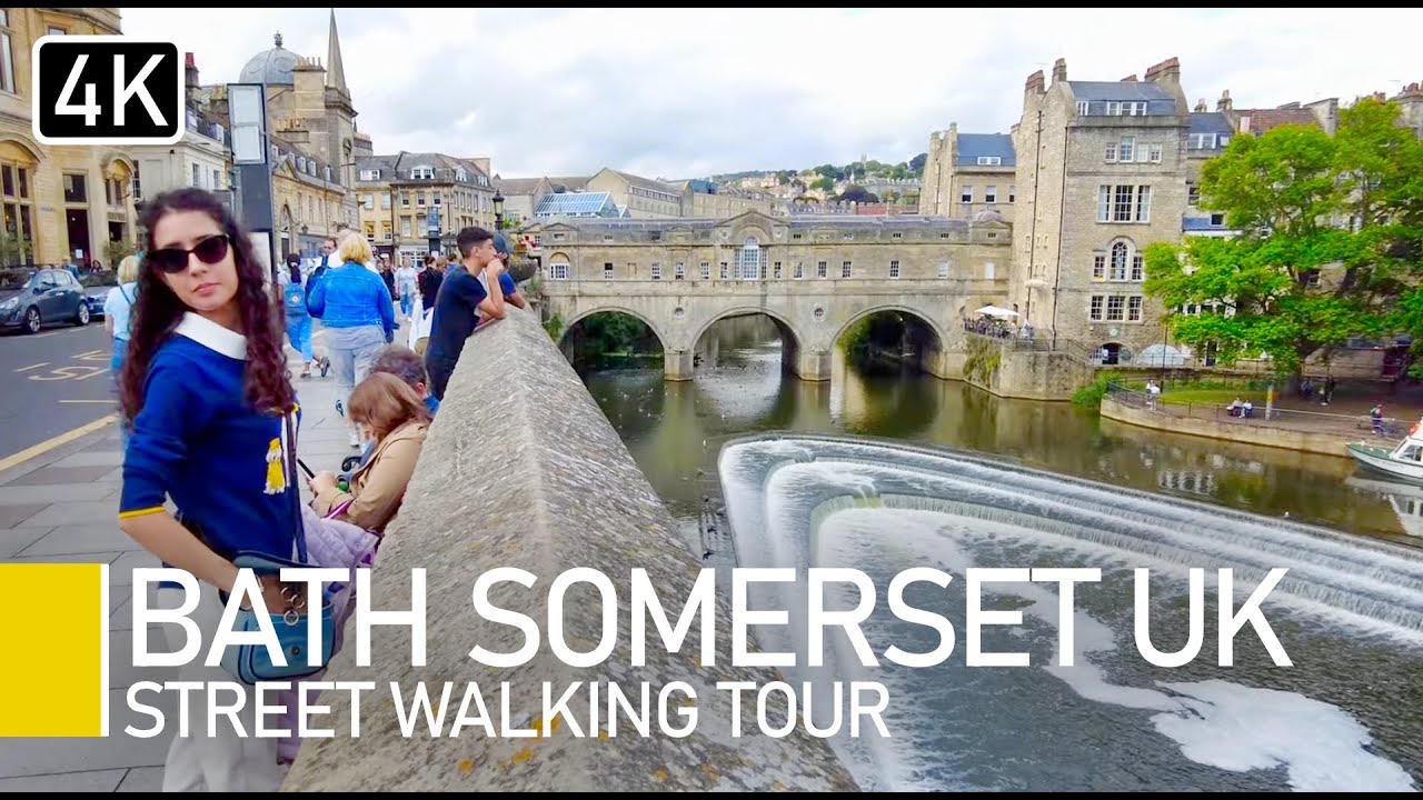 Bath England – Historic Architecture & Hidden Gems | 4K Walking Tour