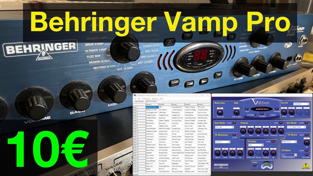 Fixing a Behringer Vamp Pro