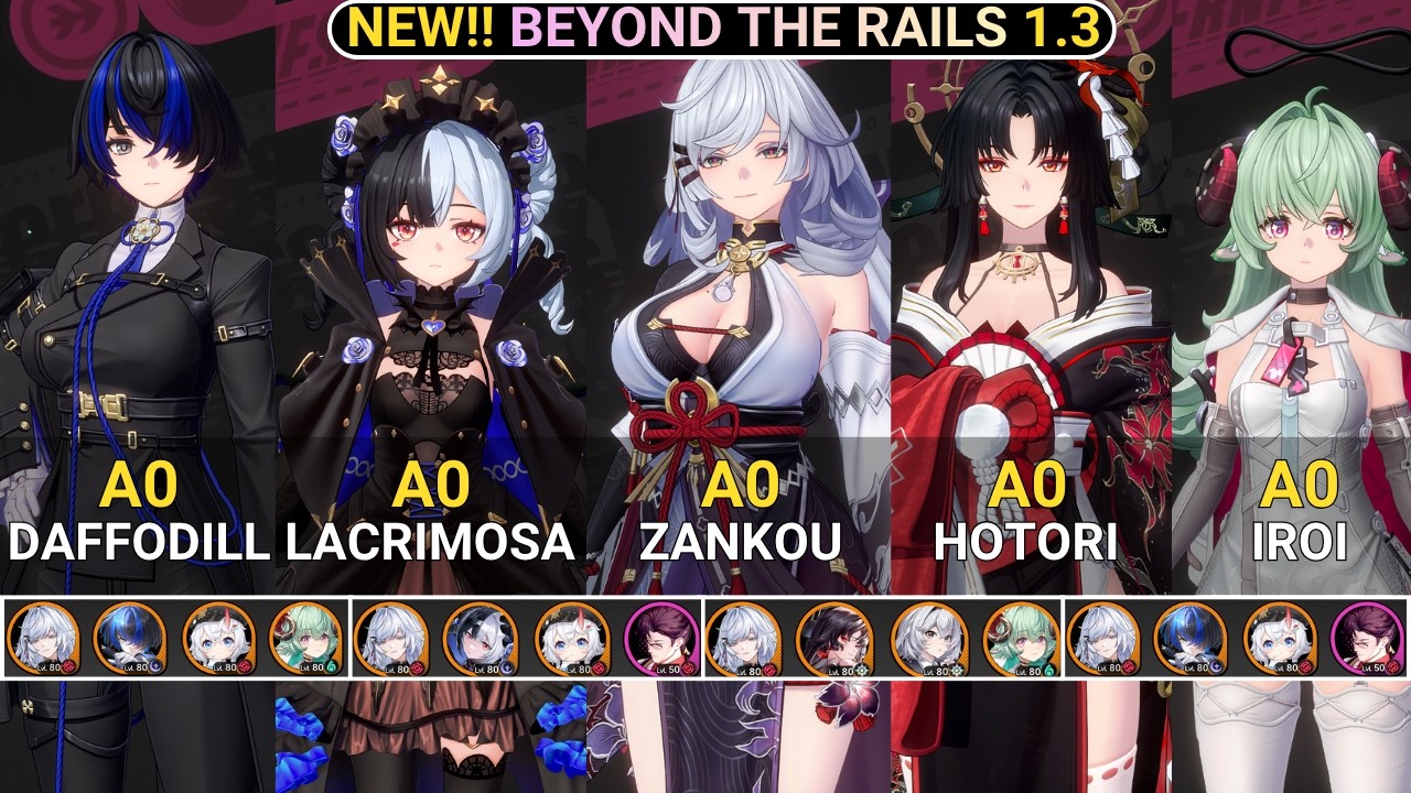 ZANKOU IS INSANE! NEW CHARACTER! A0 Zankou | All F2P WEAPONS | Beyond The Rails NTE 1.3