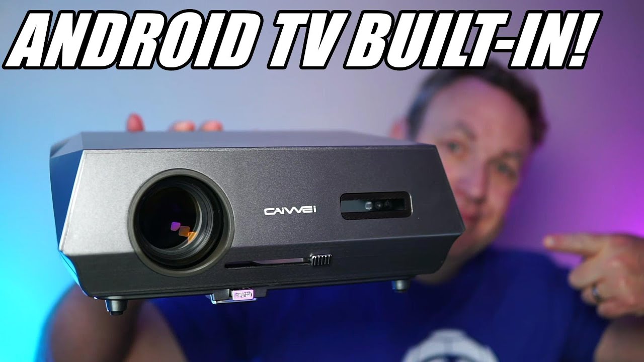 4K Projector with Android TV and Netflix. Bright enough for daytime use!
