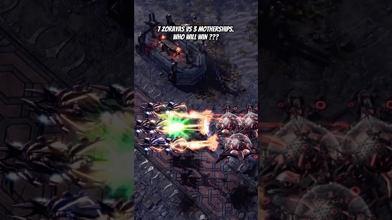 7 Zorayas vs 3 Tal&rsquo;darim Motherships ! | SC2.BattleRumble #rts #starcraft2 #스타크래프트2 #sc2