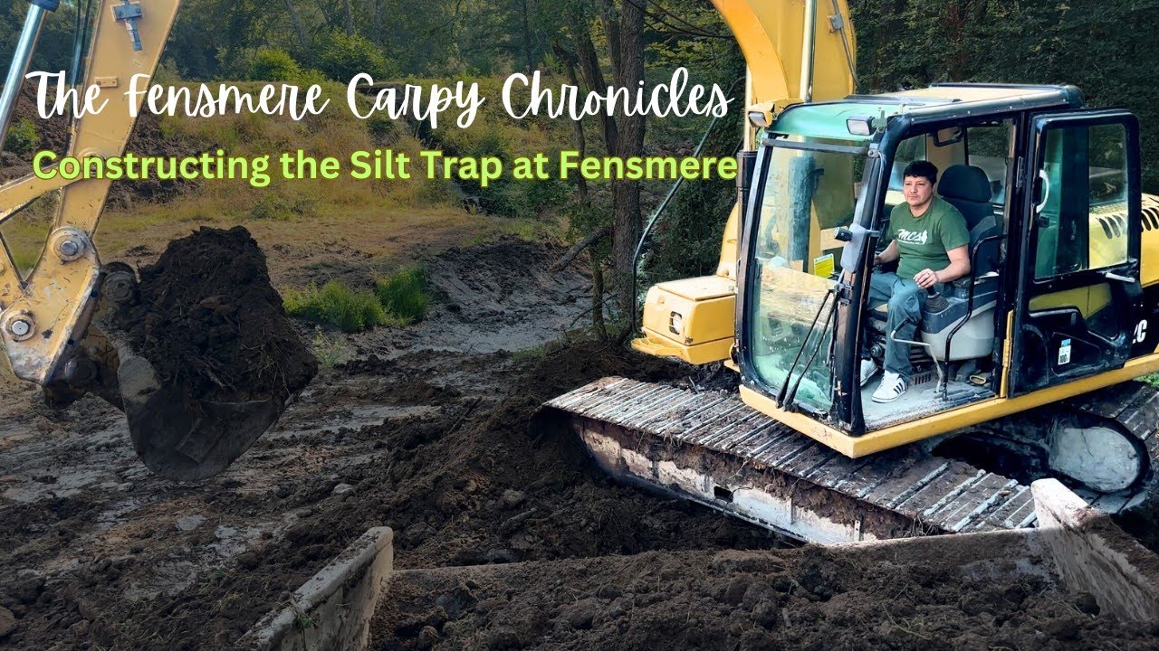 “Building the Silt Trap at Fensmere: Step-by-Step Construction Process”