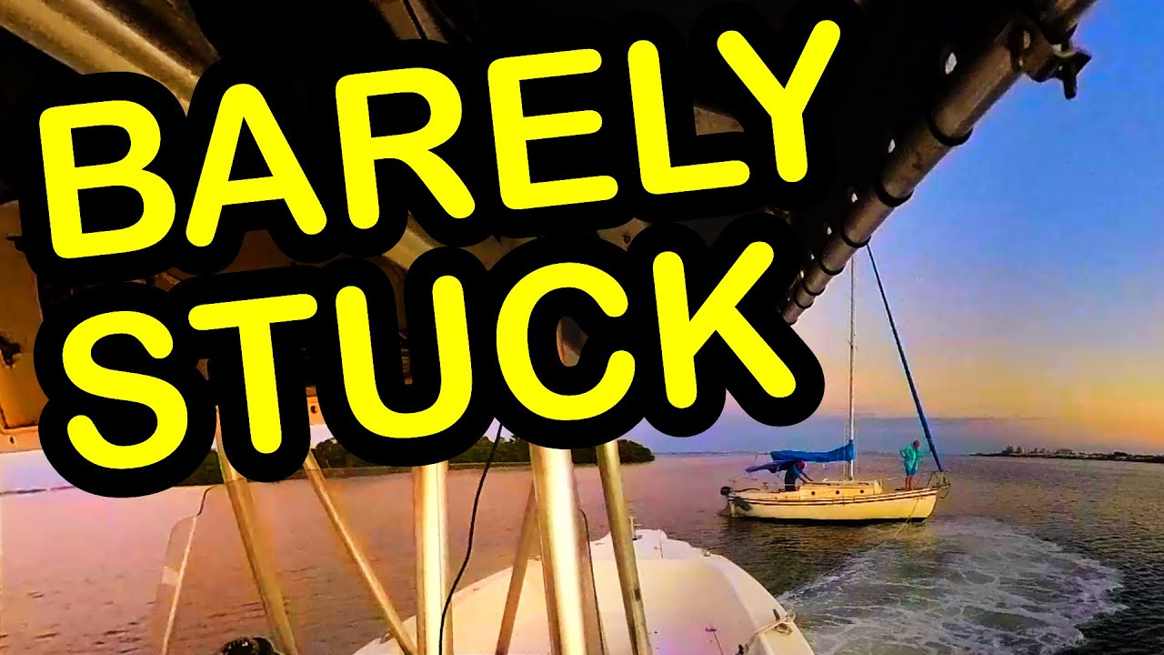 When Hydraulics Say NOPE and I Break My Boat 😭| Grounding 23ft ComPac + Tow 25ft Grady White