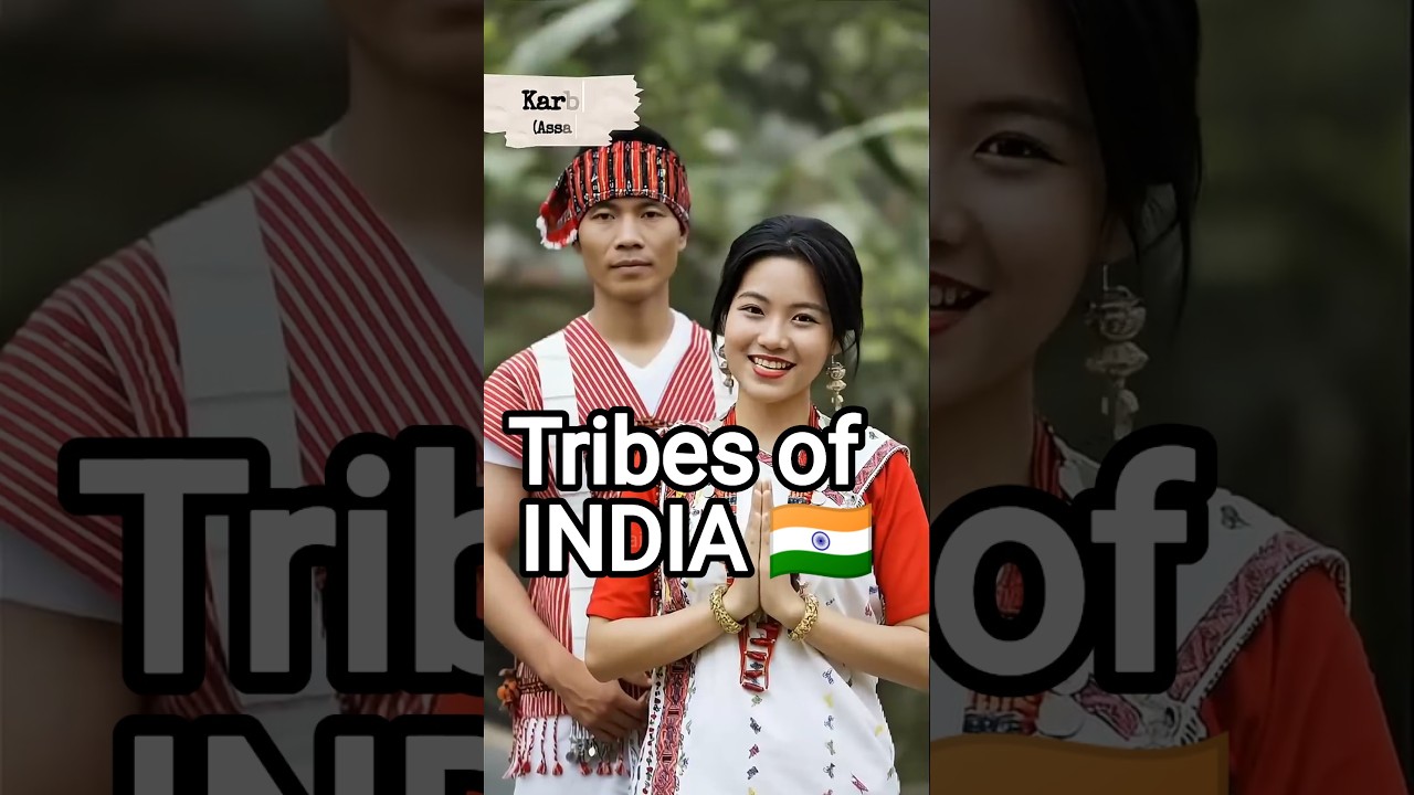 Tribes of India | भारत की प्रमुख जनजातिया #tribe #shorts