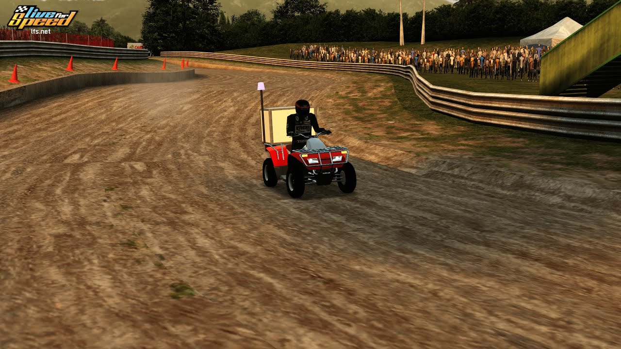 Live for Speed S3 Mods #63 - QUAD 400X Rallycross on Fern Bay Rallycross Green Reverse