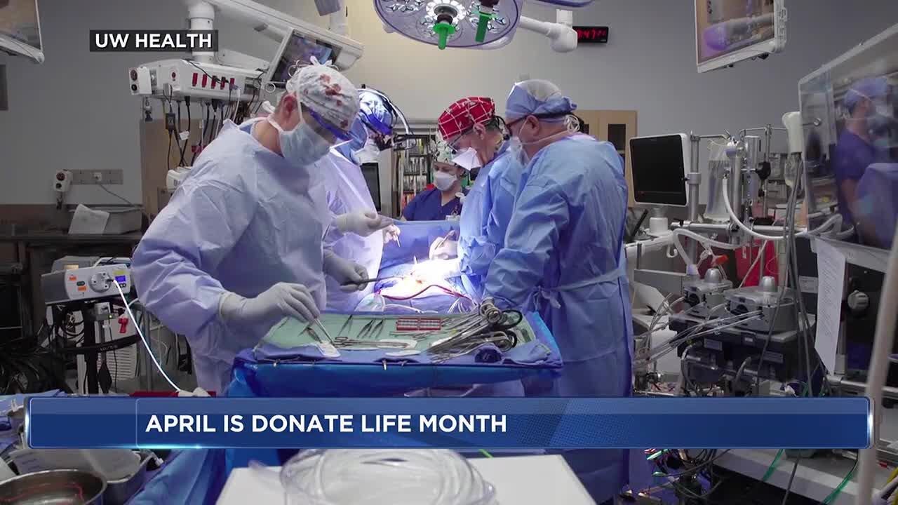 UW Health encourages organ and tissue donations during &lsquo;Donate Life&rsquo; month