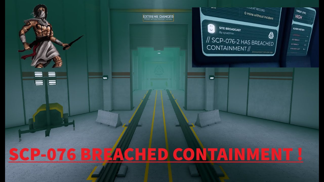 SCP-076 breached containment in SCP : Site Roleplay ! (Able gameplay)
