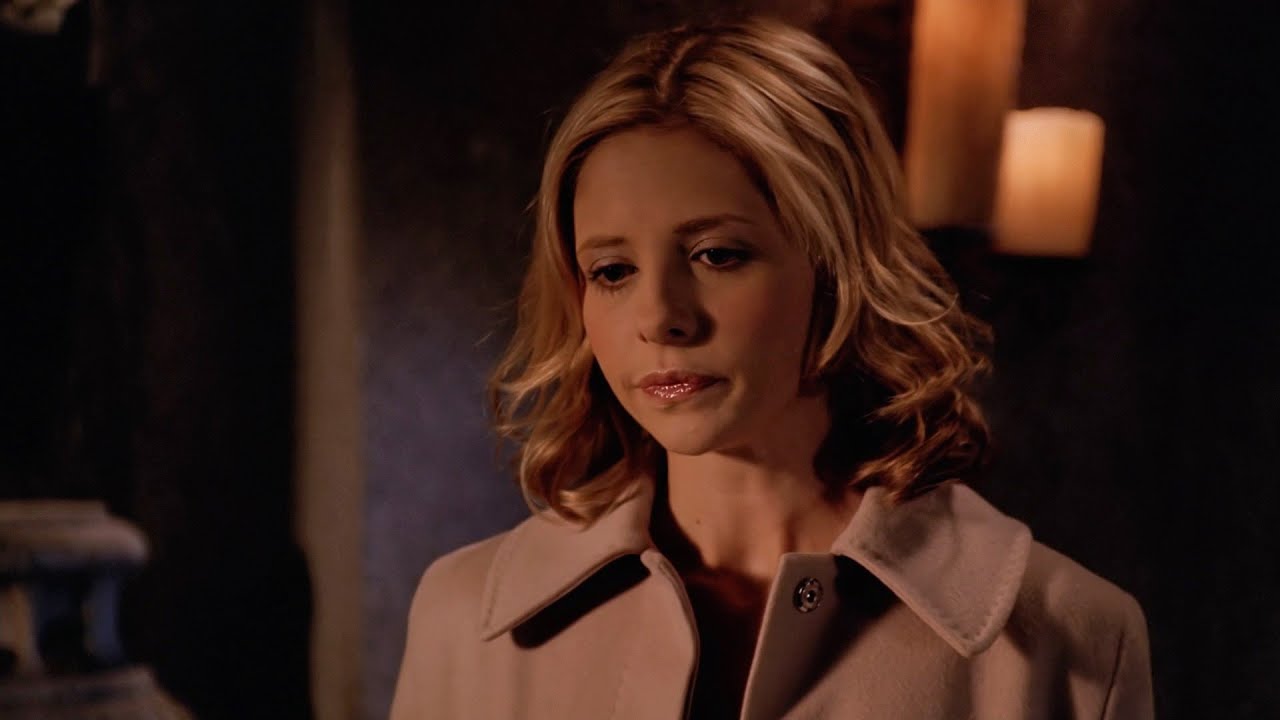 AllSpuffyScenes 6x20 Buffy & Spike - Did he say when he'd be back?