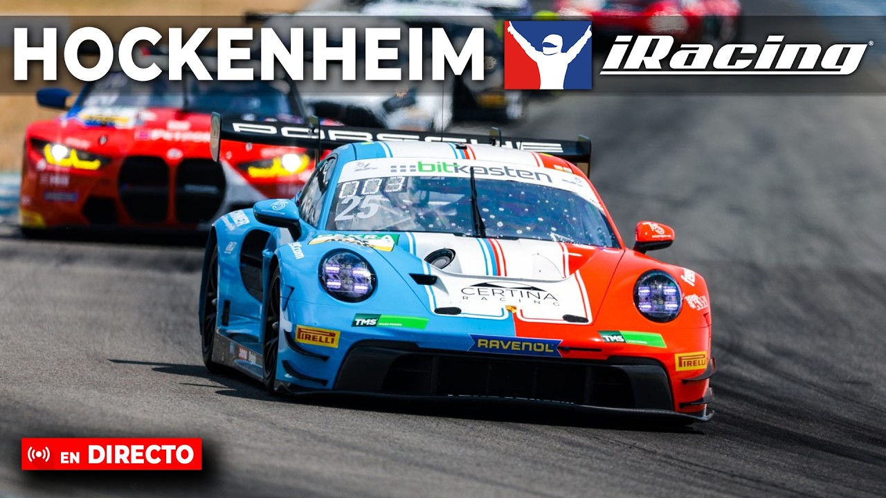 Directo🔴Porsche Cup en Hockenheim y Nuevas Carreras en iRacing