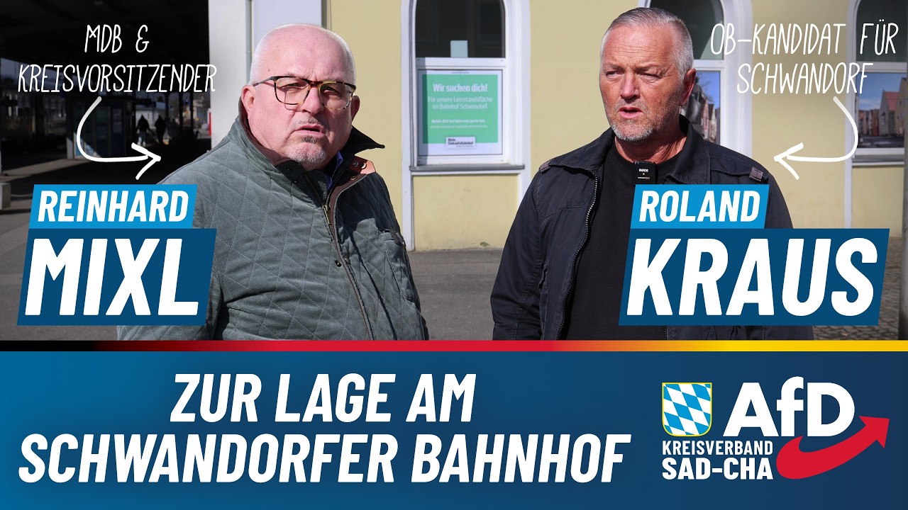 Zur Lage am Schwandorfer Bahnhof | Mixl & Kraus vor Ort in Schwandorf