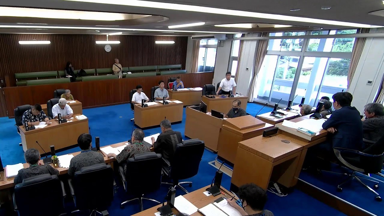 令和７年第２回大和村議会定例会（6/13 午後 ①一般質問）