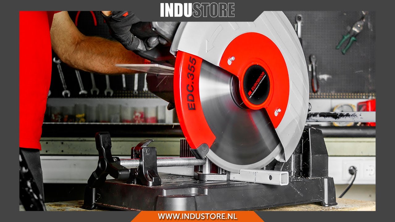 Industore: Afkortzaag Euroboor EDC.355 Bladerunner | Zagen metalen profielen, buizen en plaatwerk.