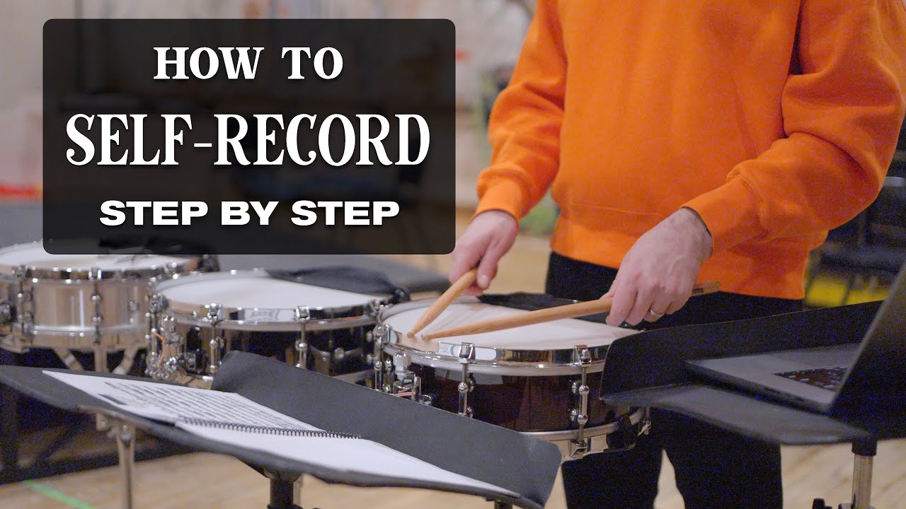 how to self-record: the step-by-step guide