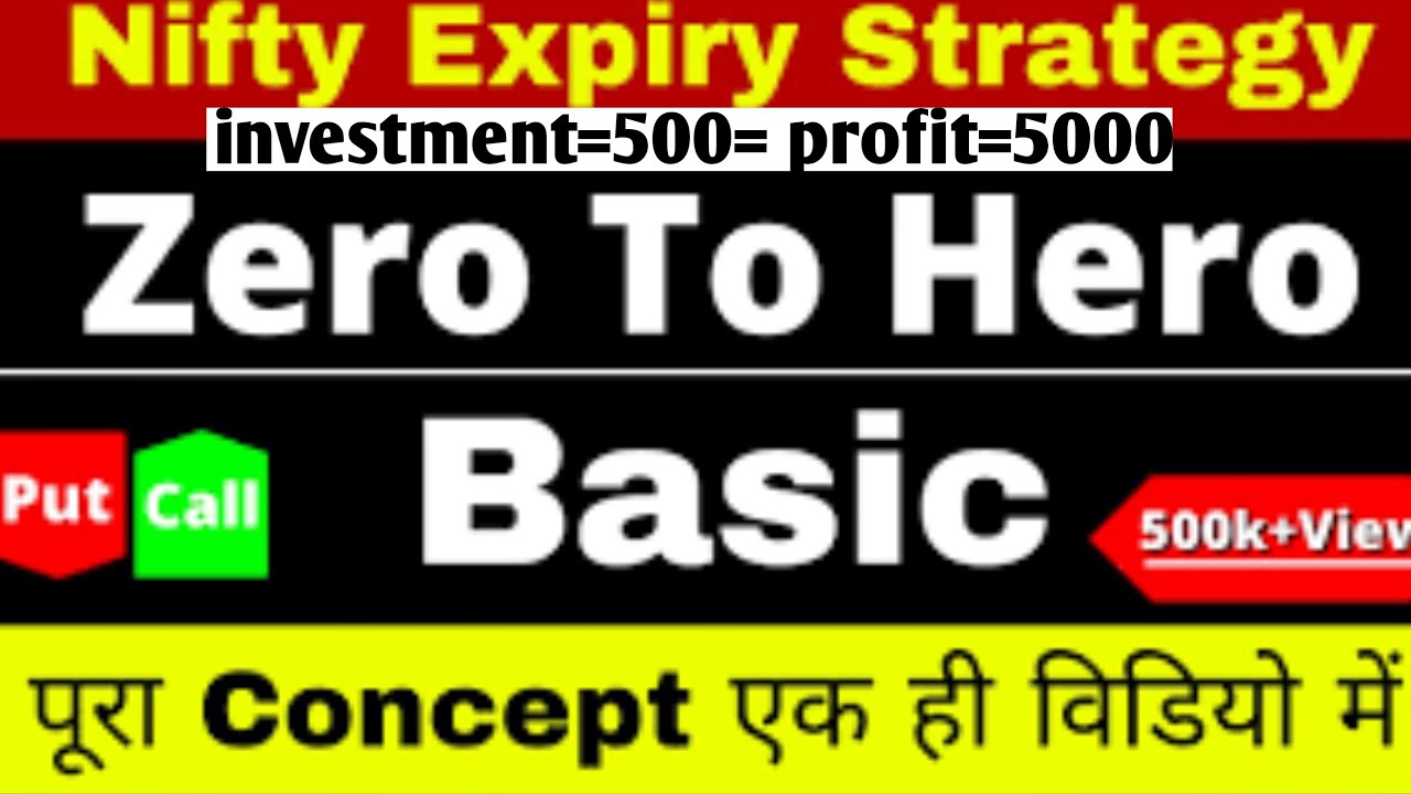 Best Zero To Hero Basic Strategy For Expiry