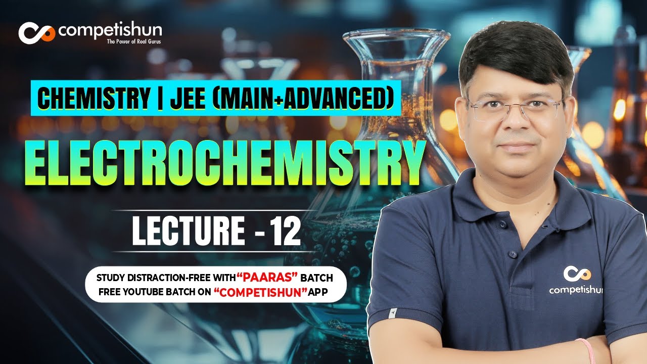 12 ELECTROCHEMISTRY | CALOMEL HALF CELL CALOMEL ELECTRODE | IIT ADVANCED | JEE MAIN CHEMISTRY