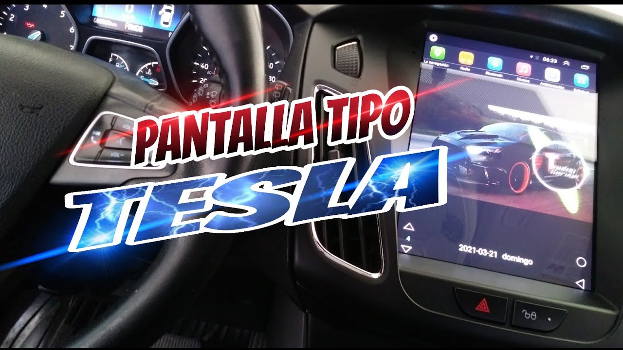 NUEVO ESTEREO DE SUPER PANTALLA TIPO TESLA PARA EL FOCUS