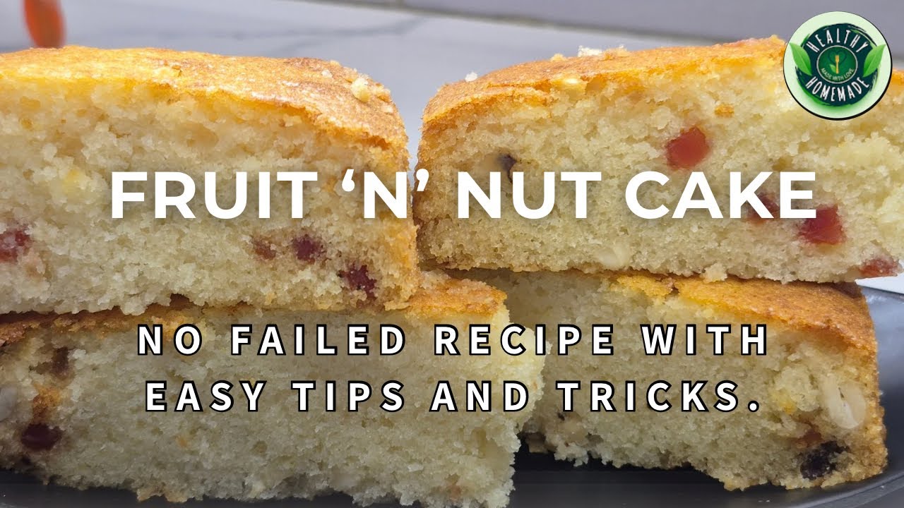 Easy Fruit and Nut Cake Recipe | Dry Fruit Cake at Home