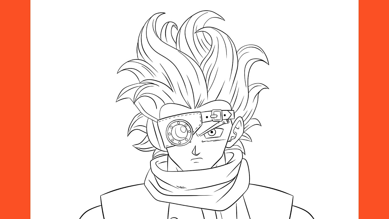 как рисовать Granolah (Dragon Ball Super)